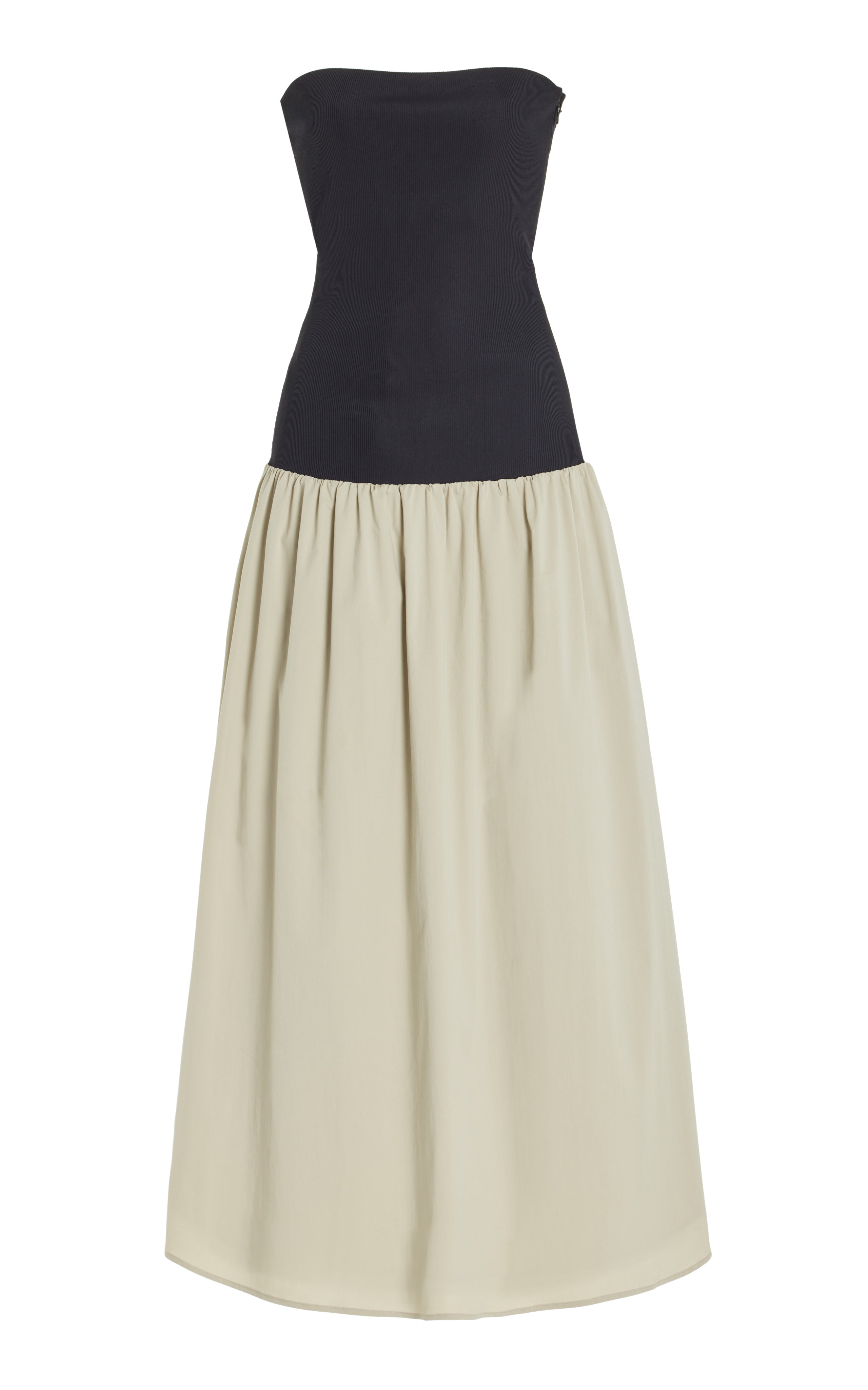 Anna Quan Amyra Strapless Cotton-Blend Maxi Dress – T²