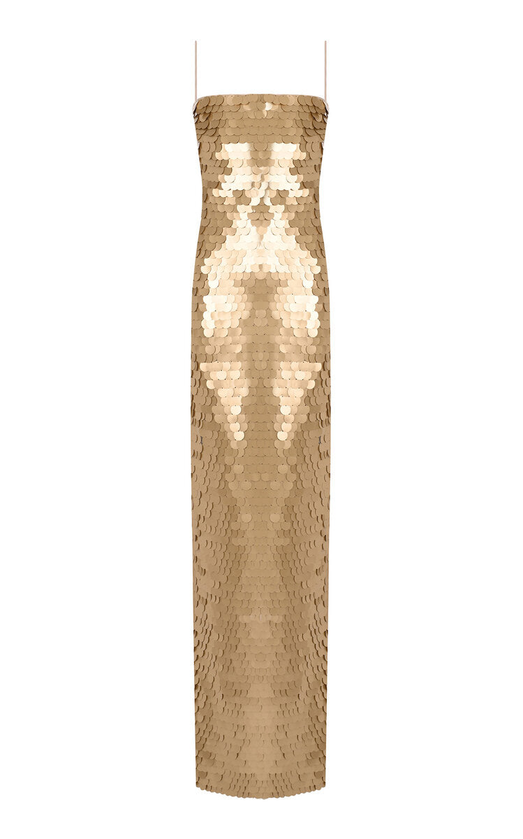 Phoenix Paillette Midi Dress – T²