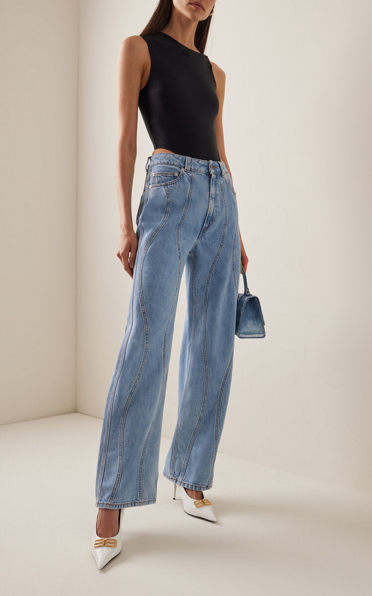 HAIKURE Winona Rigid High-Rise Wide-Leg Jeans