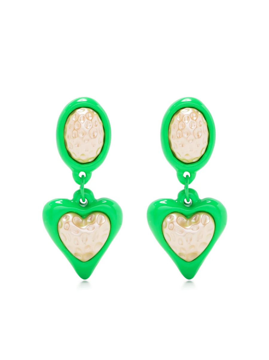 Daisy Jones Heart Drop Earrings