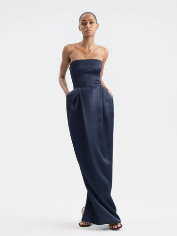 Alune Dress in Wool Silk