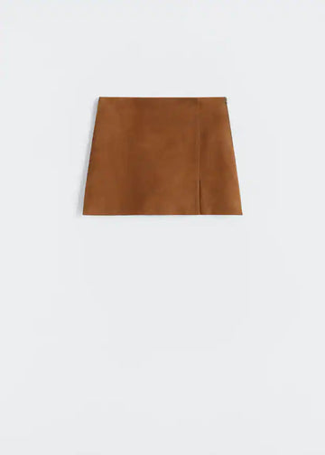 Suede Miniskirt