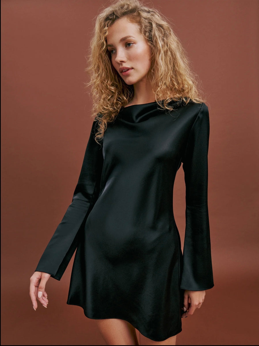 Pike Satin Dress T Pike Satin Dress T