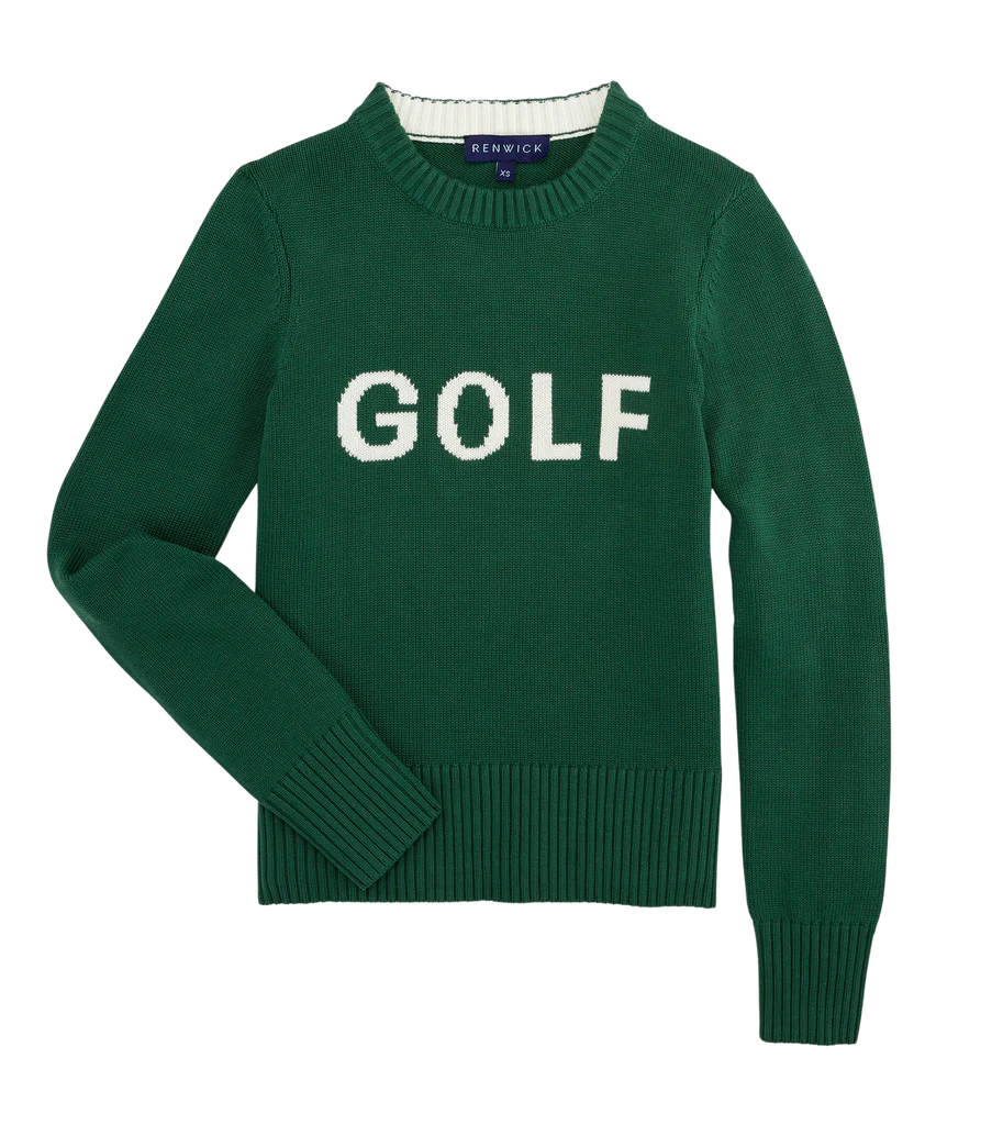 Golf Sweater in Forest