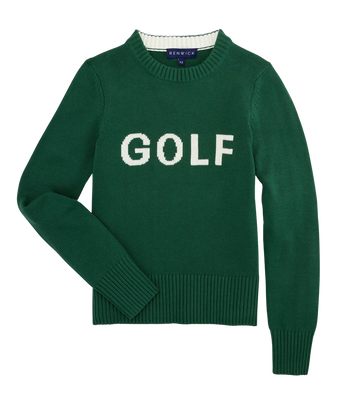 Golf Sweater in Forest