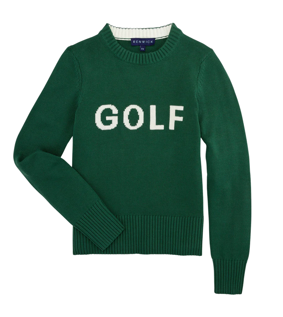 Golf Sweater in Forest