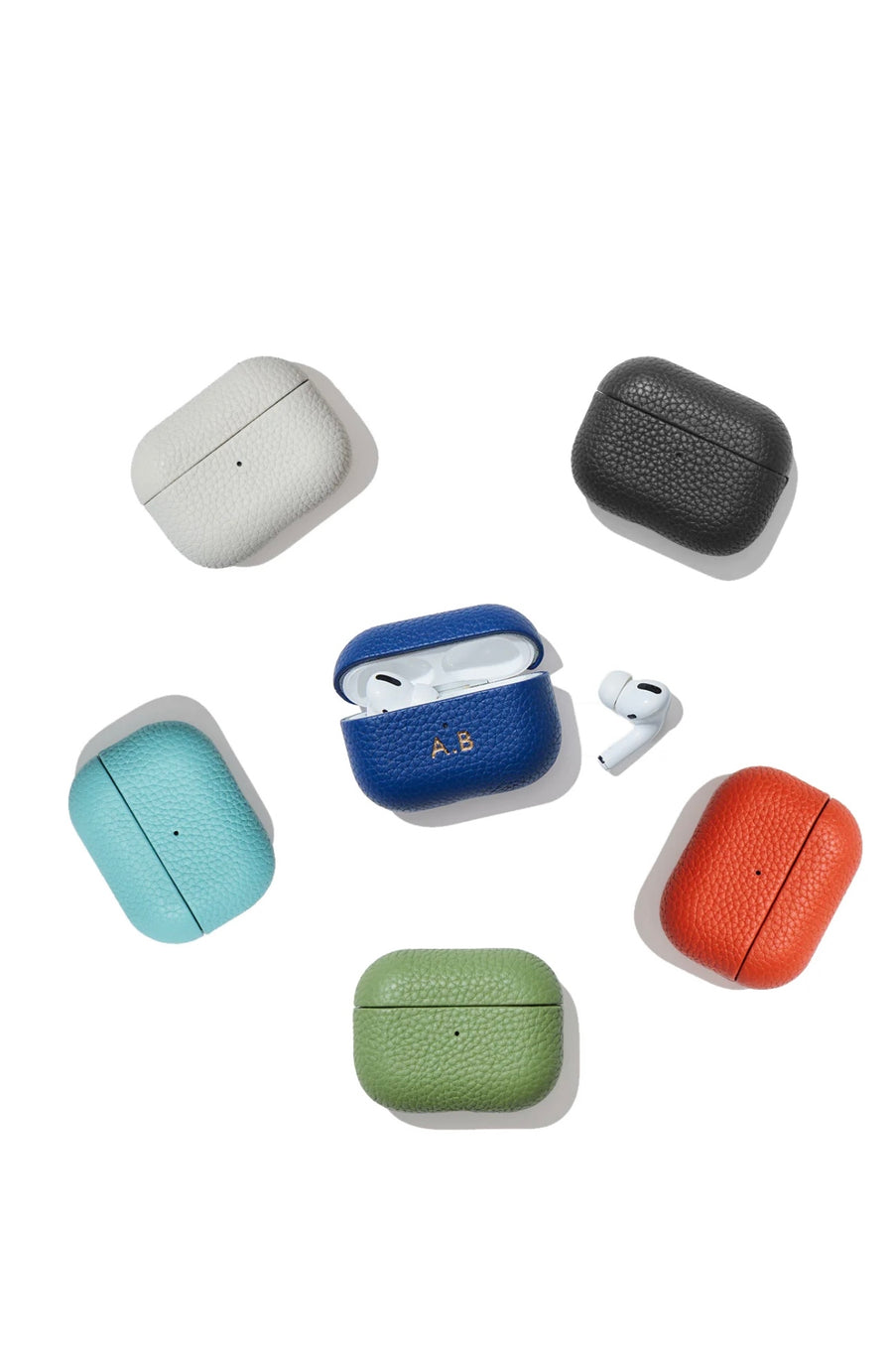 Personalized Leather Airpods Case