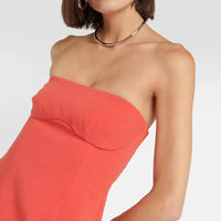 Spoerri Strapless Crêpe Minidress