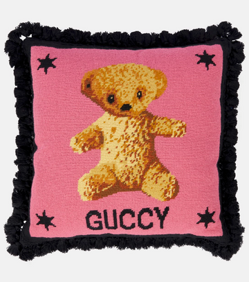 GUCCI Embroidered Cushion