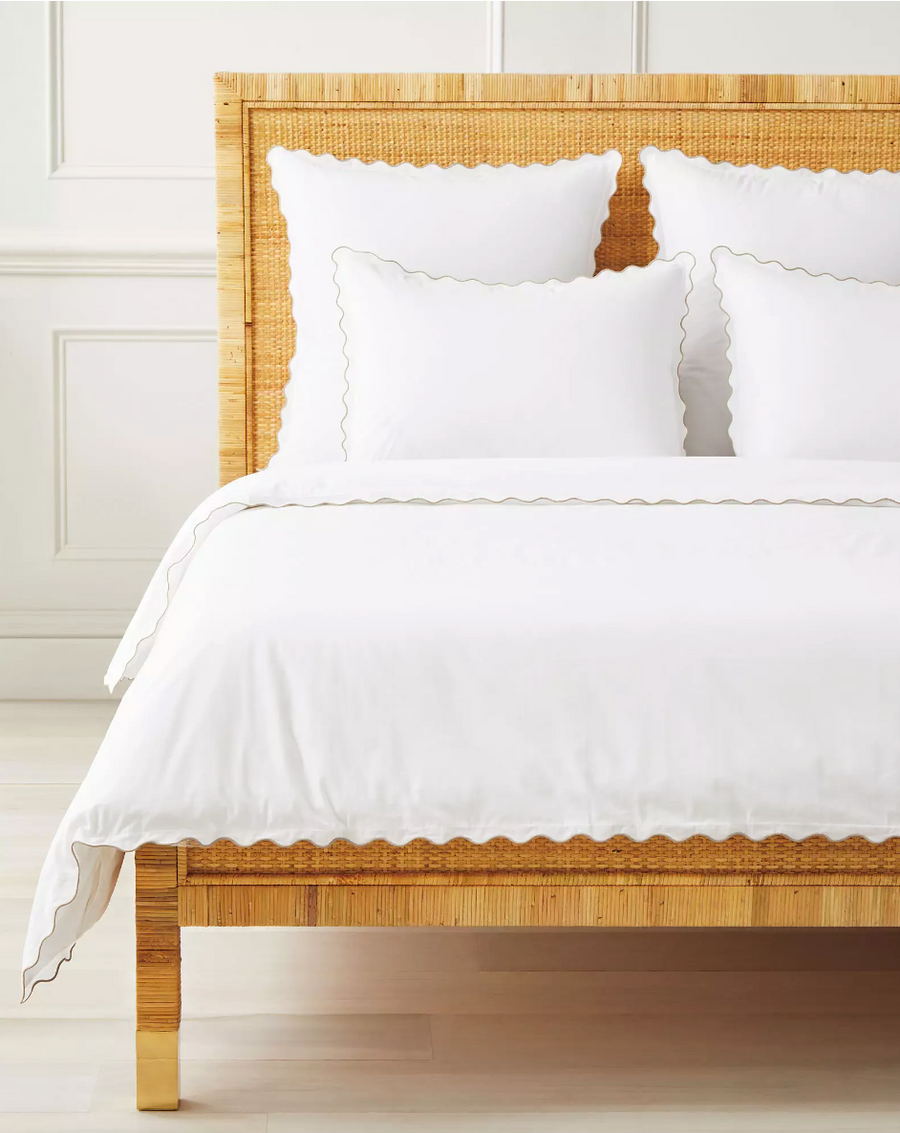 Wave Percale Duvet Cover