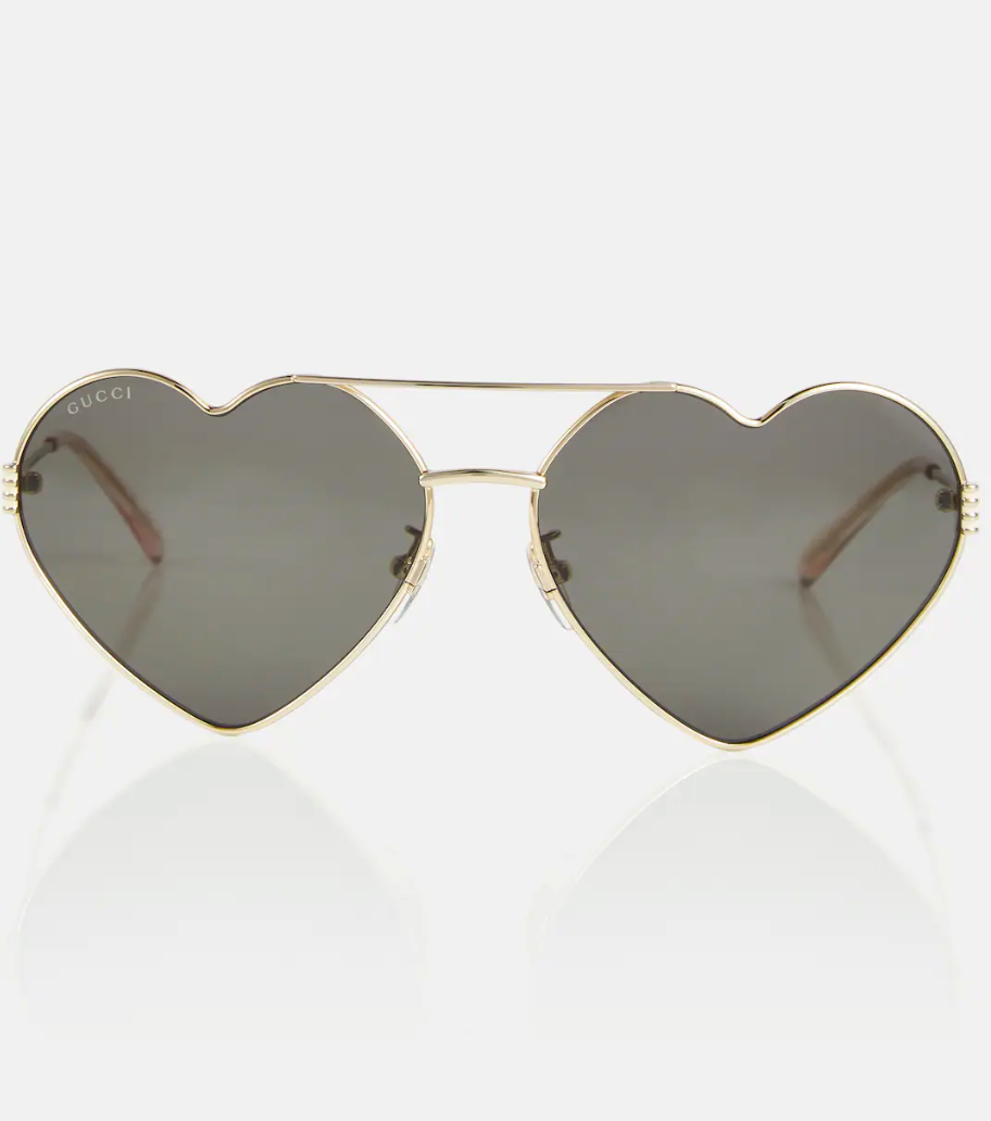 GUCCI Heart Shaped Sunglasses