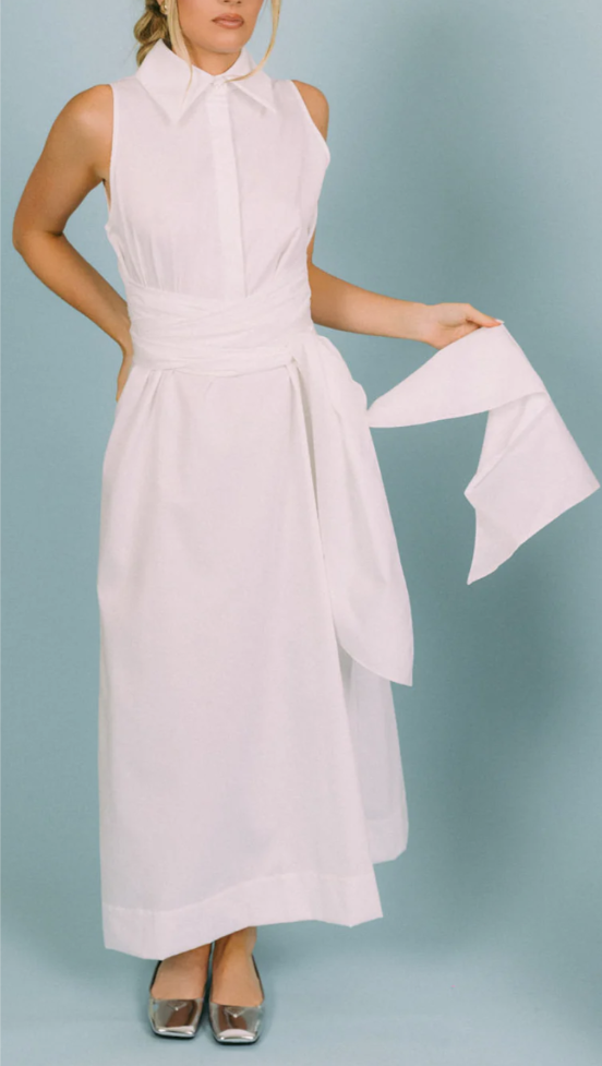 London Monet Collar Dress