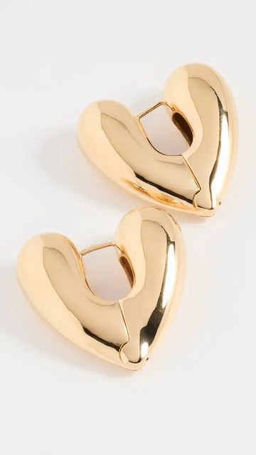 Annika Inez Large Heart Hoops