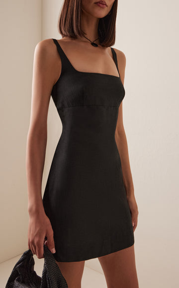 Bormio Open-Back Mini Dress