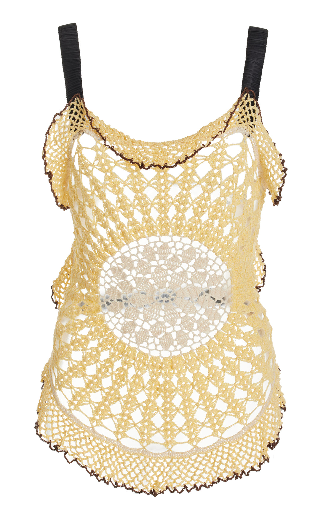 Diotima Toile Crocheted Cotton Tank Top