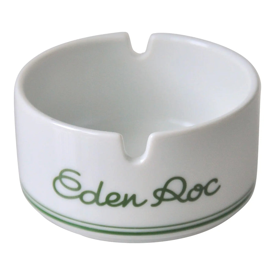 Hotel Du Cap Eden-Roc Porcelain and Green Ashtray