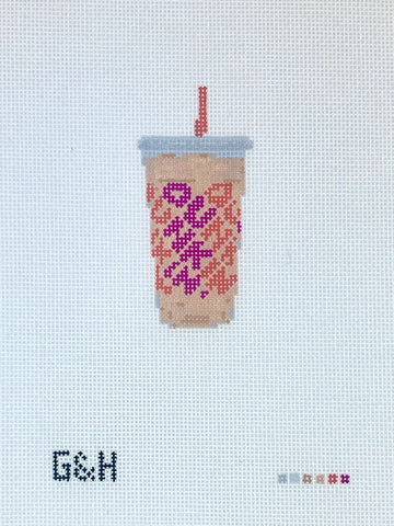 Dunkin' Donuts Needlepoint Canvas