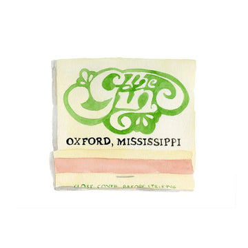 The Gin Oxford, MS Matchbook