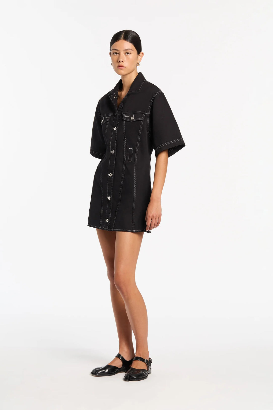 Denim Shirt Dress