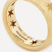 Liberty 9ct Gold Handmade Star Ring