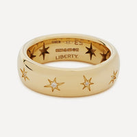 Liberty 9ct Gold Handmade Star Ring