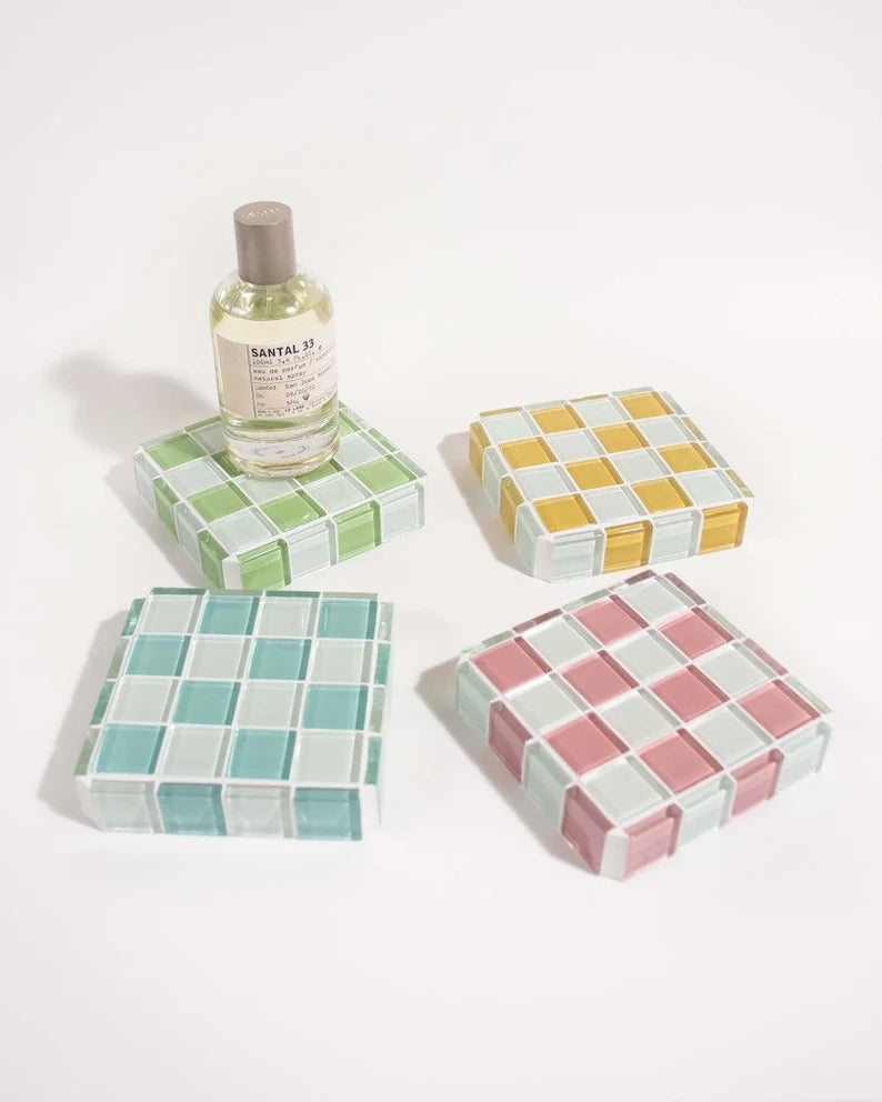 Glass Tile Decorative Cubes