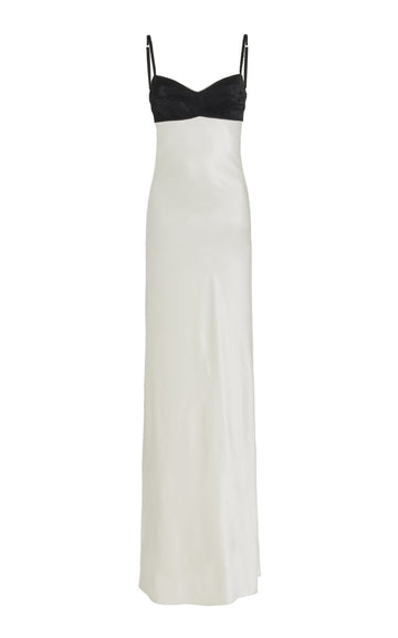 Anna October Two-Tone Maxi Dress