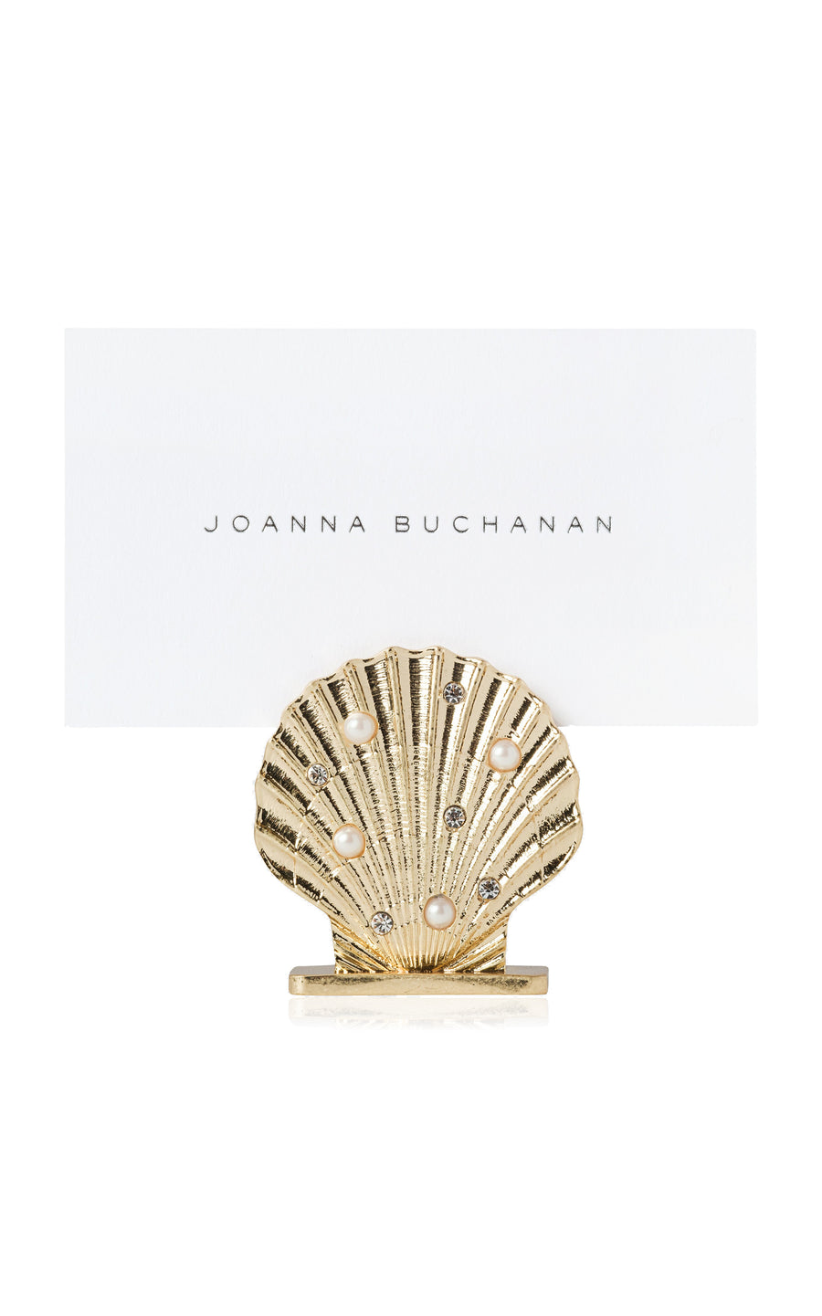 Set-of-Four Shell Placecard Holders