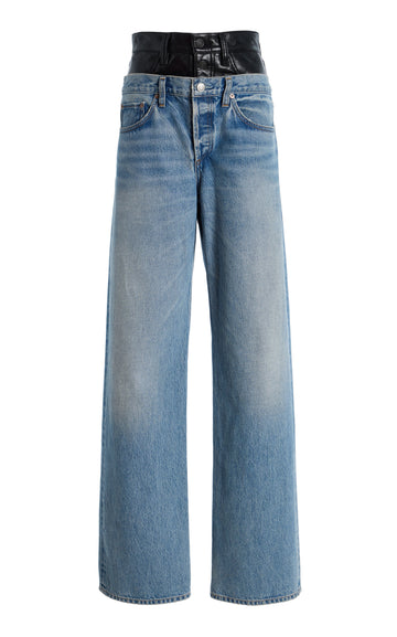 Elson Layered Wide-Leg Jeans