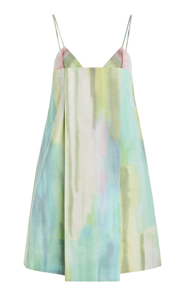Astrid Printed Cotton-Blend Mini Dress