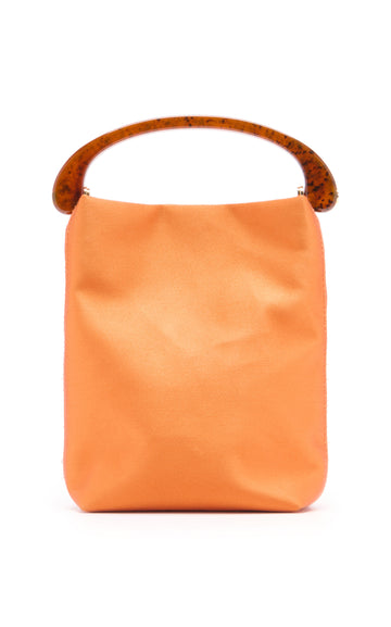 Dries Satin Top Handle Bag