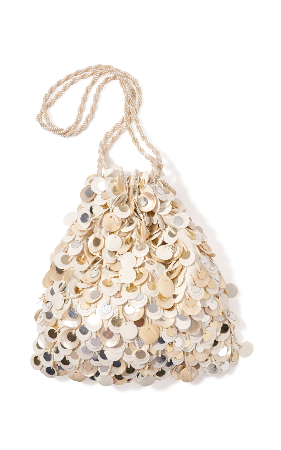 Gala Sequined Drawstring Pouch