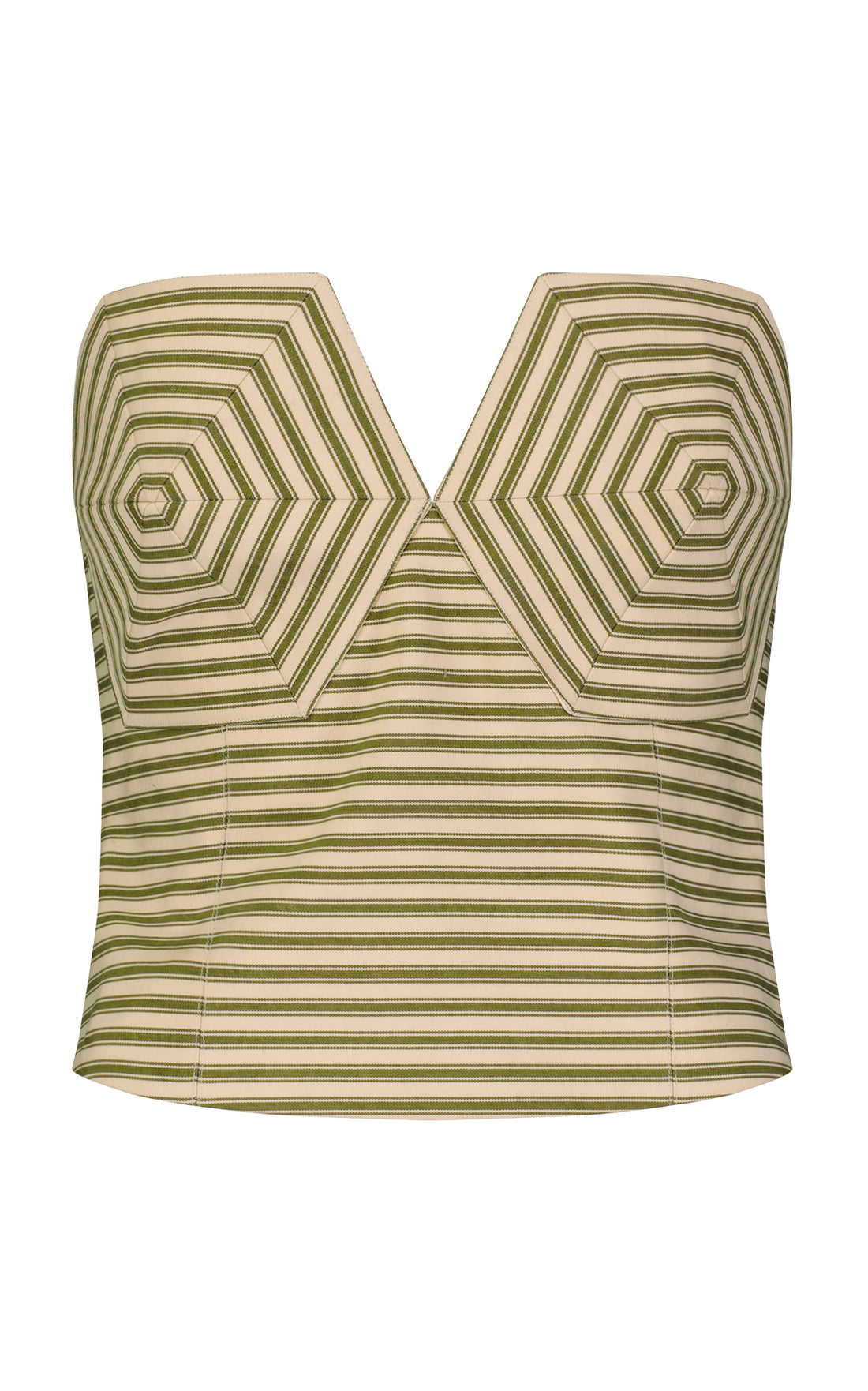 Suki Striped Bustier Top