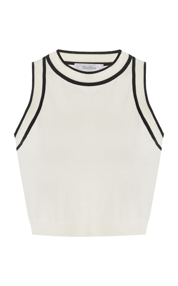 Ruggero Cropped Cotton-Blend Tank Top