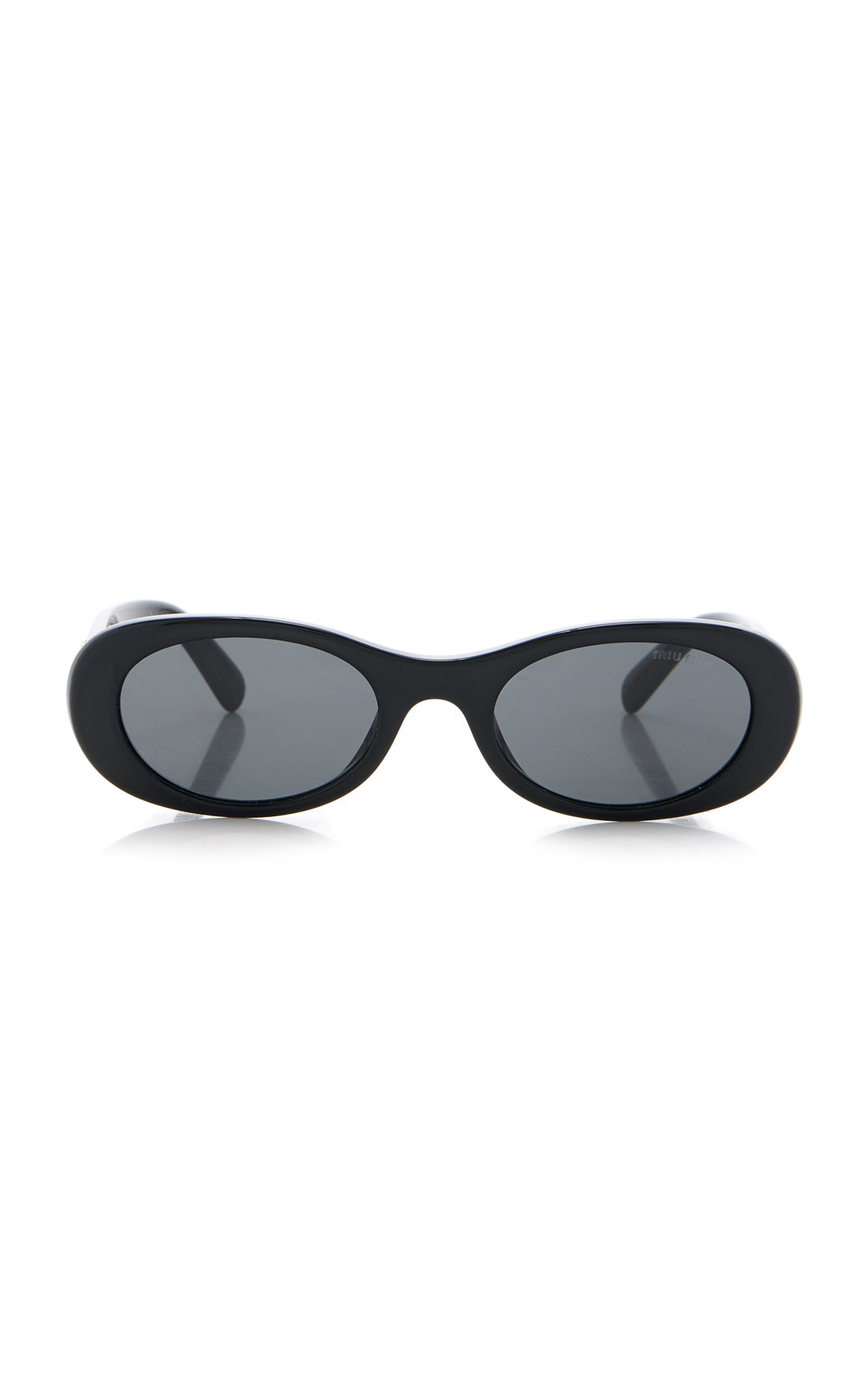 Oval-Frame Acetate Sunglasses