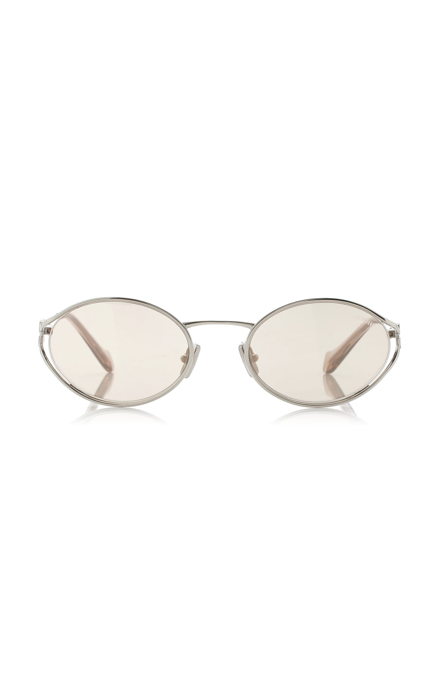 Round-Frame Metal Sunglasses