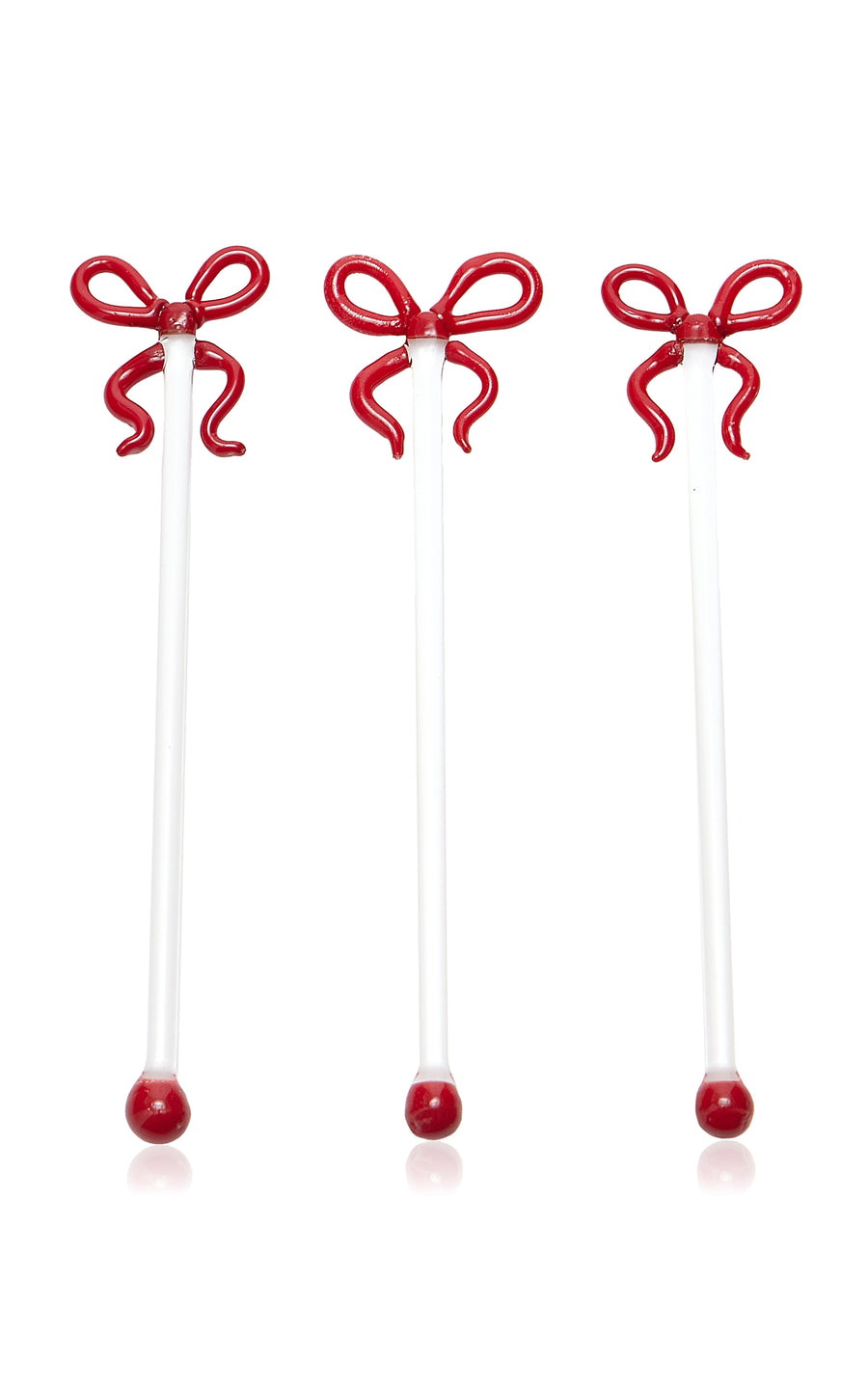 Handmade Glass Christmasmas Cocktail Stirrers