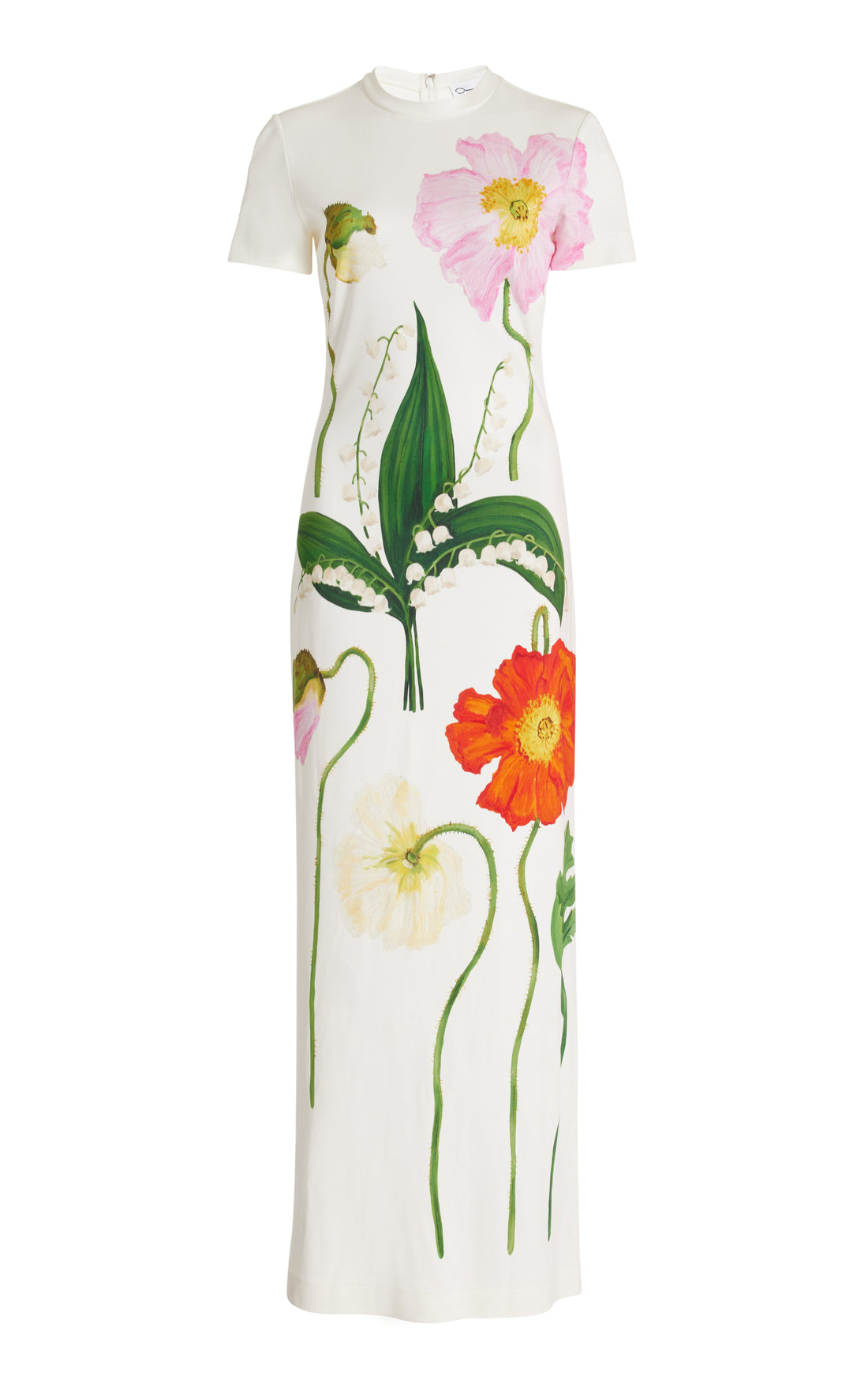 Floral-Printed Jersey Maxi Dress