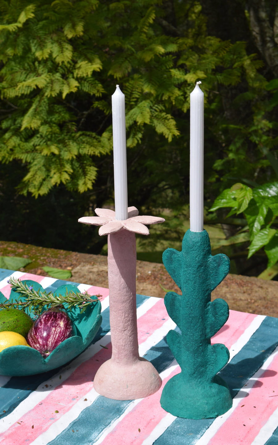 Set-Of-Two, Imbali And Licembe Candle Holders