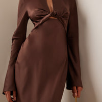 Significant Other Molly Twisted Satin Dress