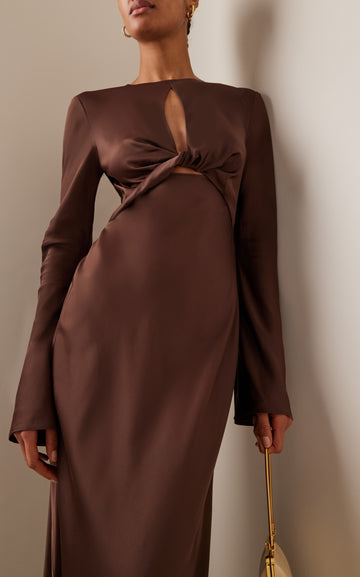 Significant Other Molly Twisted Satin Dress