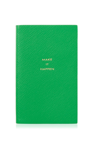 Make it Happen Leather Notebook