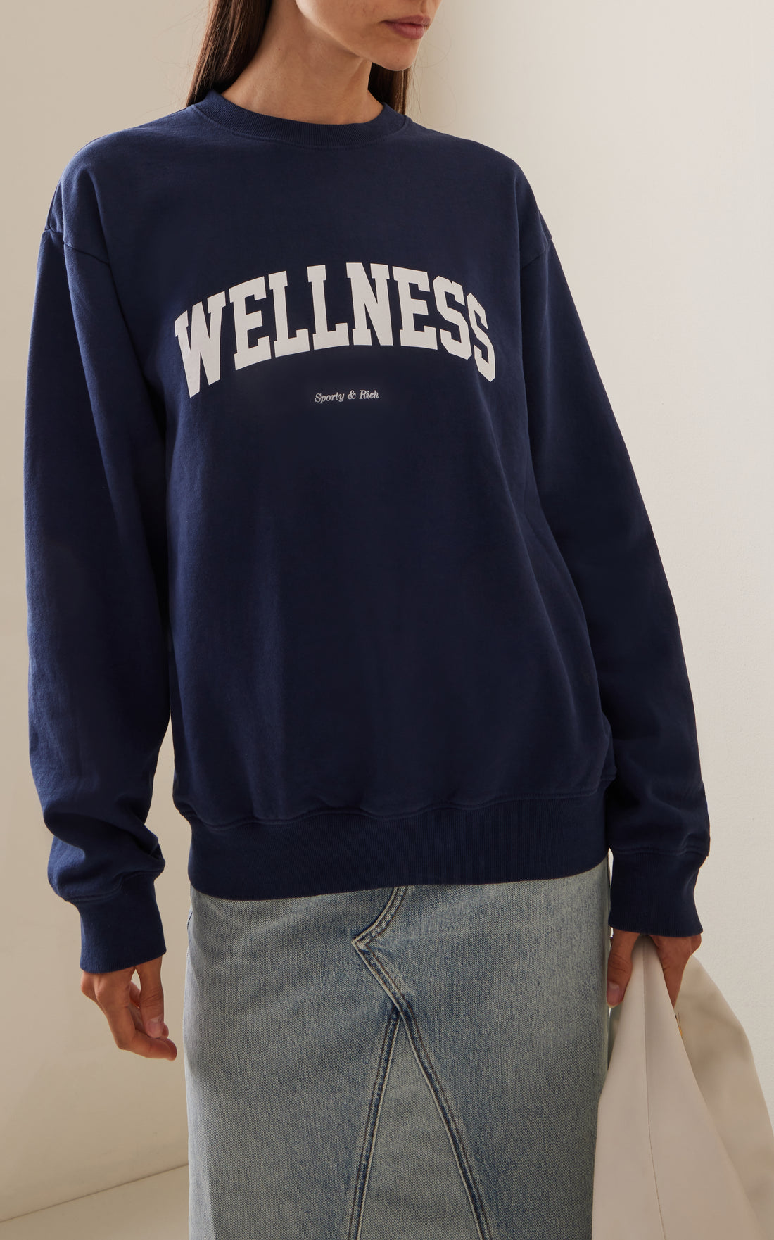 Sporty & Rich Wellness Ivy Cotton Sweatshirt