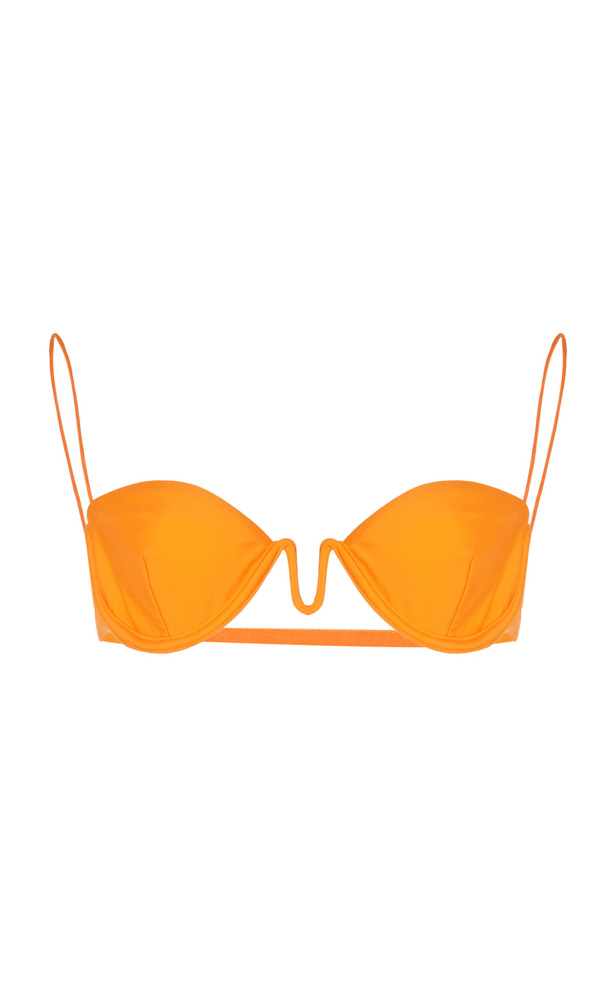 Cup-Detailed Balconette Bikini Top